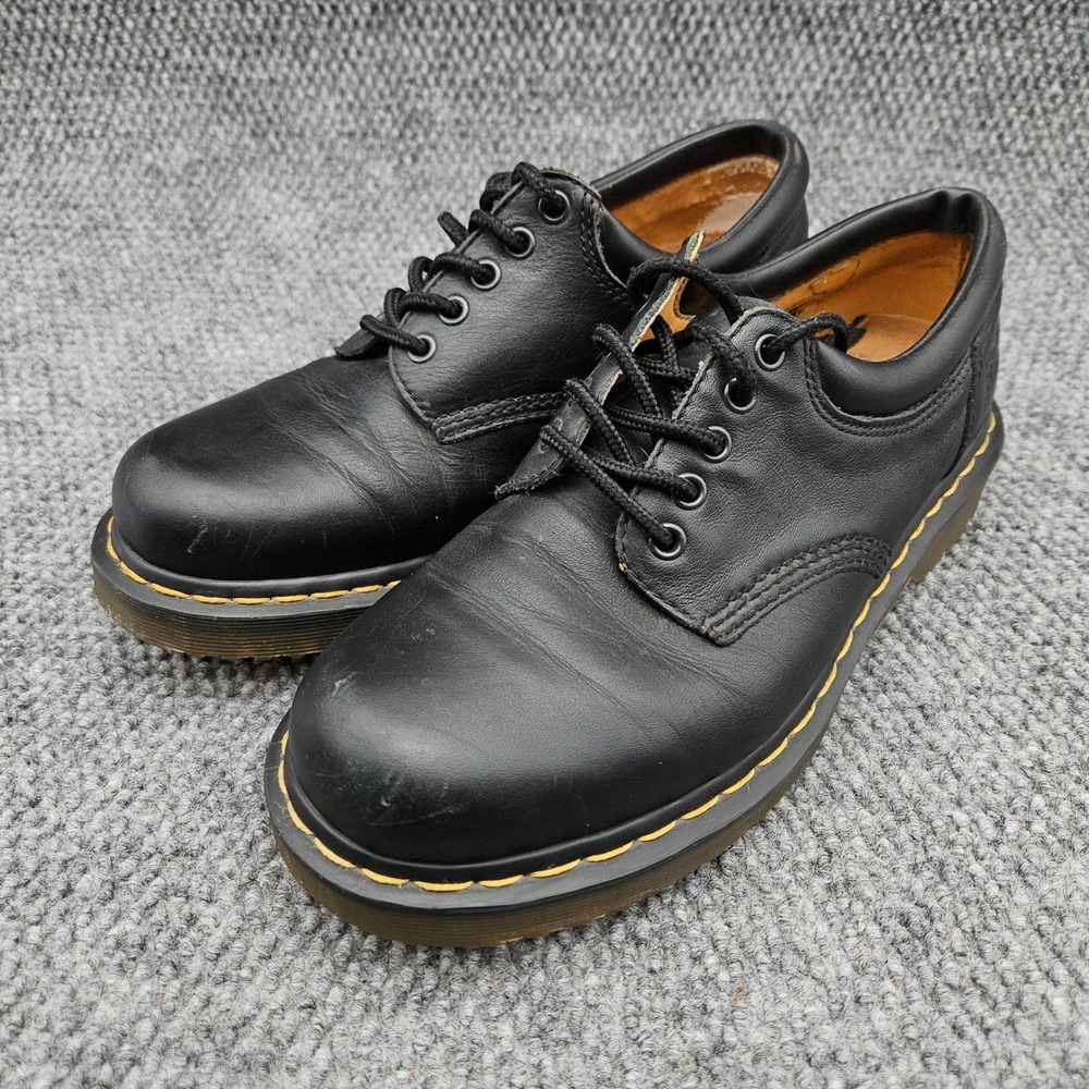 Dr. Martens Men's 10 Black 5-Eye 8053 Nappa Leather Oxford Shoes Lace Up Sneaker